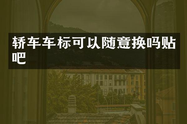 轿车车标可以随意换吗贴吧