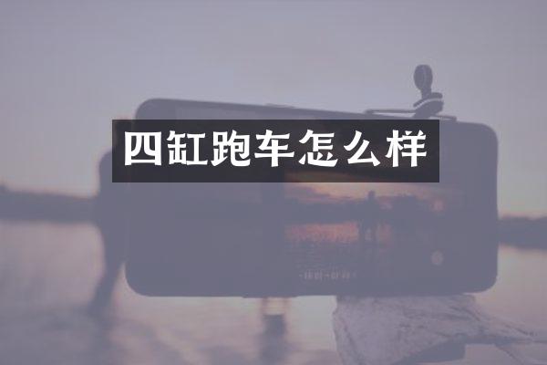 四缸跑车怎么样