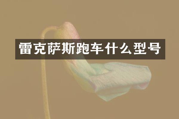 雷克萨斯跑车什么型号