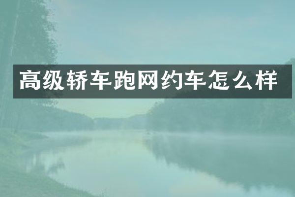高级轿车跑网约车怎么样