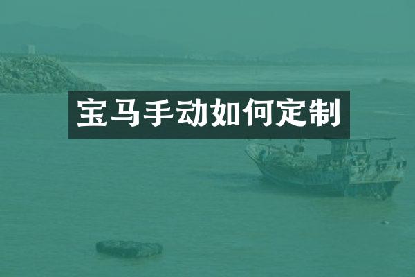 宝马手动如何定制