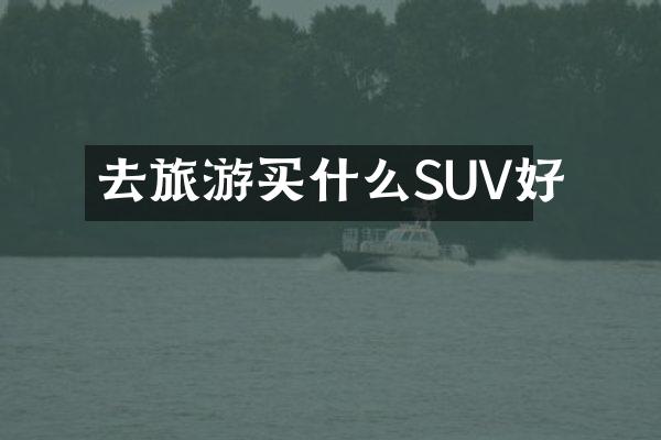 去旅游SUV好