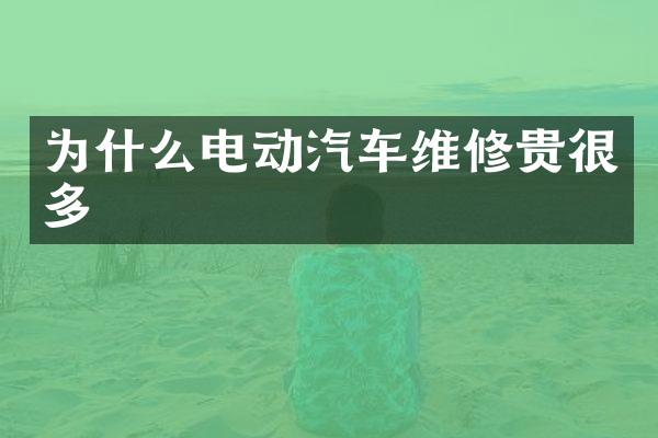 为什么电动汽车维修贵很多