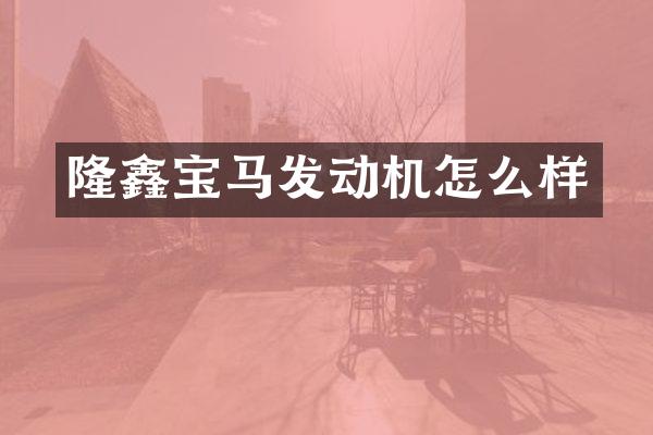 隆鑫宝马发动机怎么样