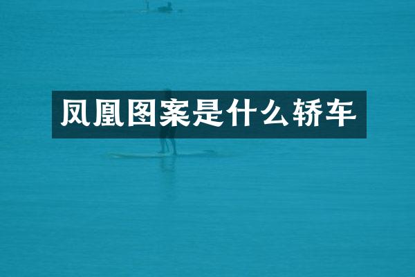 凤凰图案是什么轿车