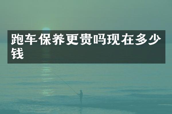 跑车保养更贵吗现在多少钱