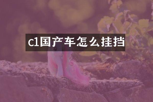 c1国产车怎么挂挡