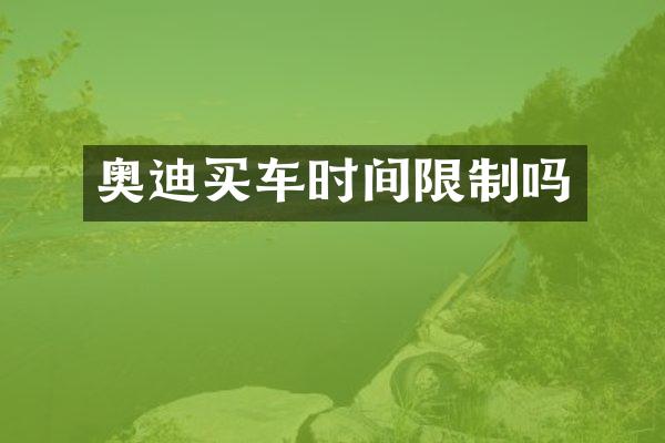 奥迪买车时间限制吗