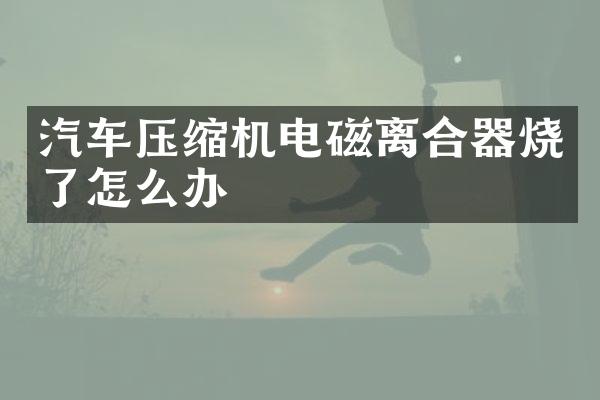 汽车压缩机电磁离合器烧了怎么办