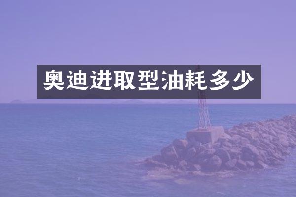 奥迪进取型油耗多少