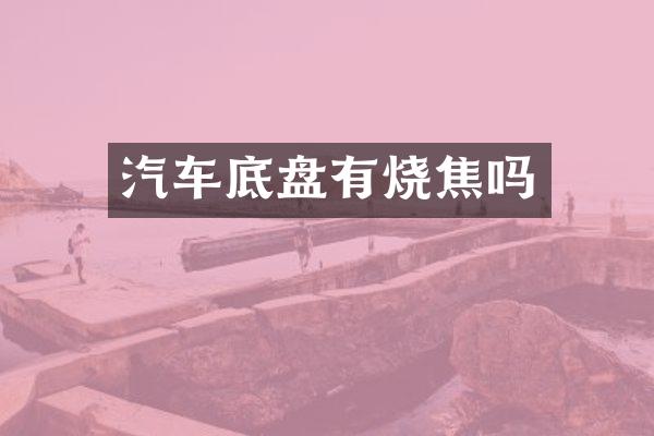 汽车底盘有烧焦吗