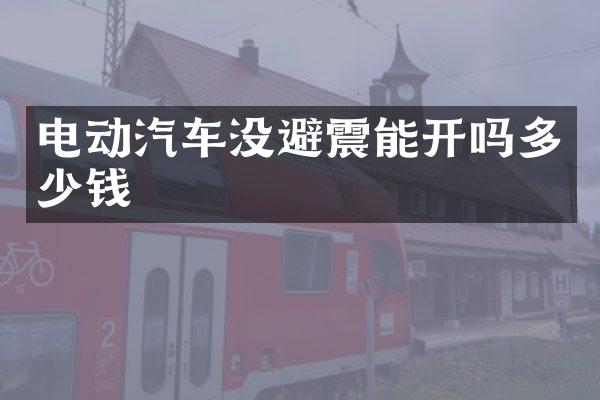 电动汽车没避震能开吗多少钱