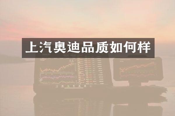 上汽奥迪品质如何样