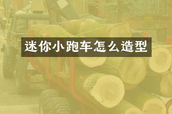 迷你小跑车怎么造型