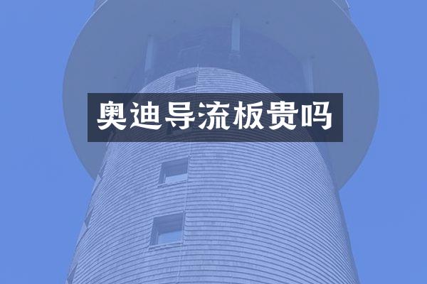 奥迪导流板贵吗