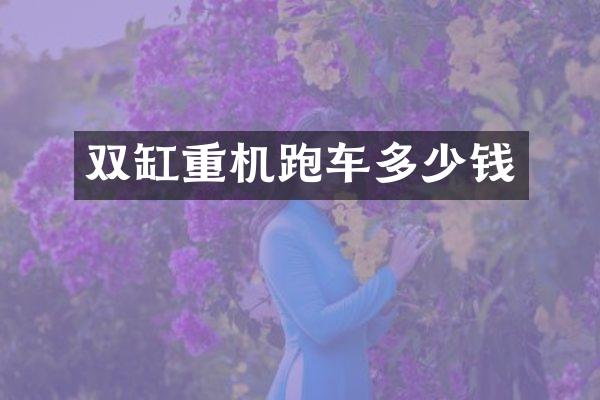 双缸重机跑车多少钱
