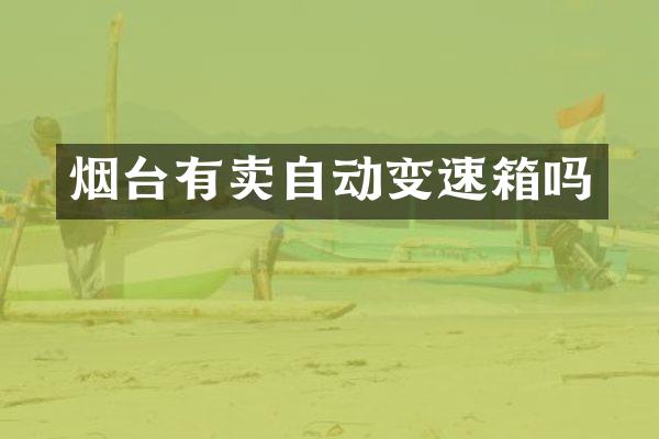 烟台有卖自动变速箱吗