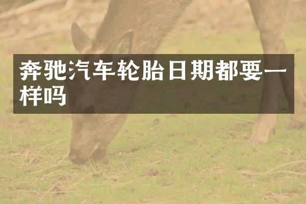 奔驰汽车轮胎日期都要一样吗