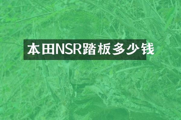 本田NSR踏板多少钱