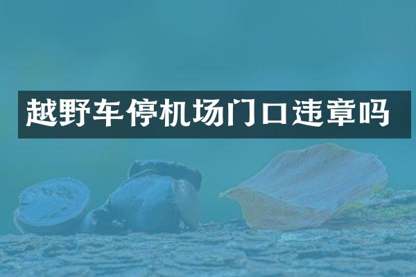 越野车停机场门口违章吗