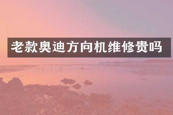 老款奥迪方向机维修贵吗