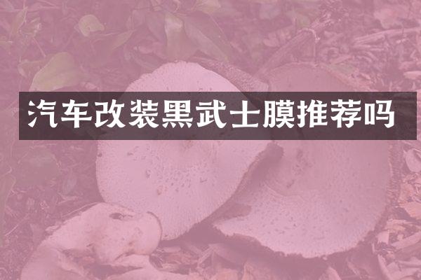 汽车改装黑武士膜推荐吗