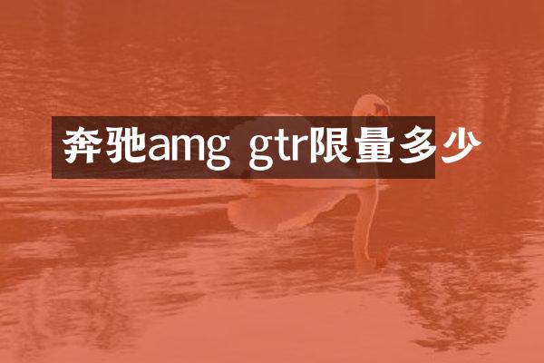 奔驰amg gtr限量多少