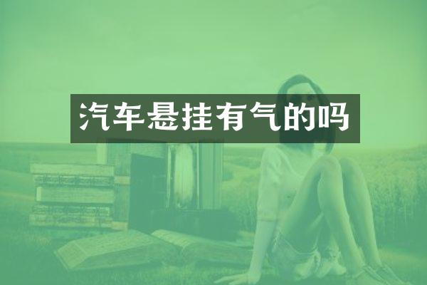 汽车悬挂有气的吗