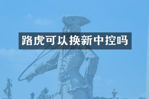 路虎可以换新中控吗