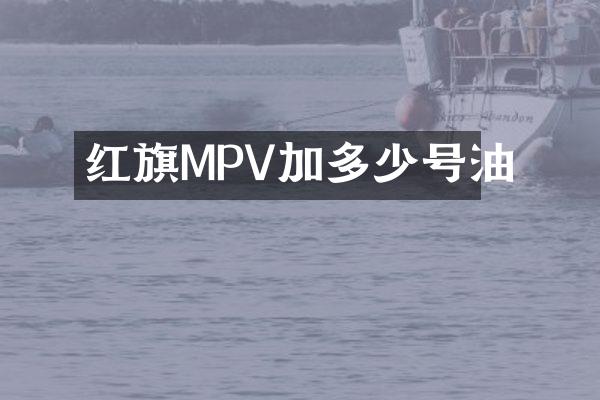 红旗MPV加多少号油