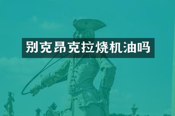 别克昂克拉烧机油吗