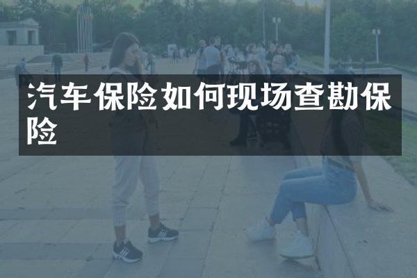 汽车保险如何现场查勘保险