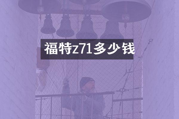 福特z71多少钱