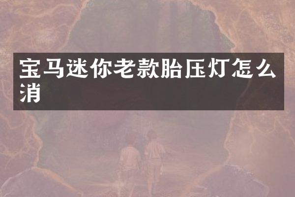 宝马迷你老款胎压灯怎么消