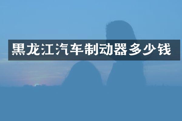 黑龙江汽车制动器多少钱