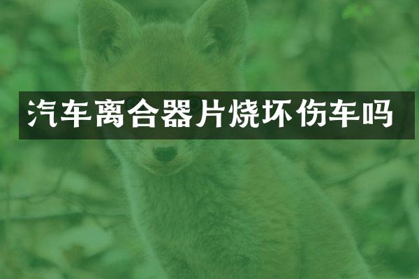 汽车离合器片烧坏伤车吗