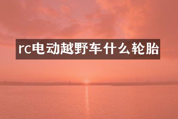 rc电动越野车什么轮胎