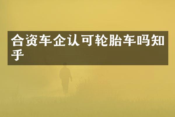 合资车企认可轮胎车吗知乎