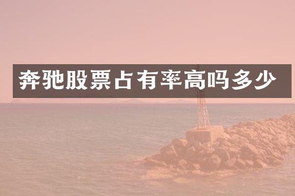 奔驰股票占有率高吗多少