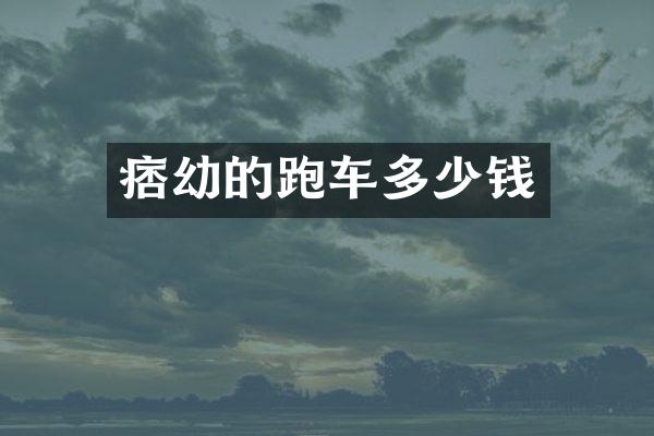 痞幼的跑车多少钱