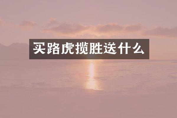 买路虎揽胜送什么