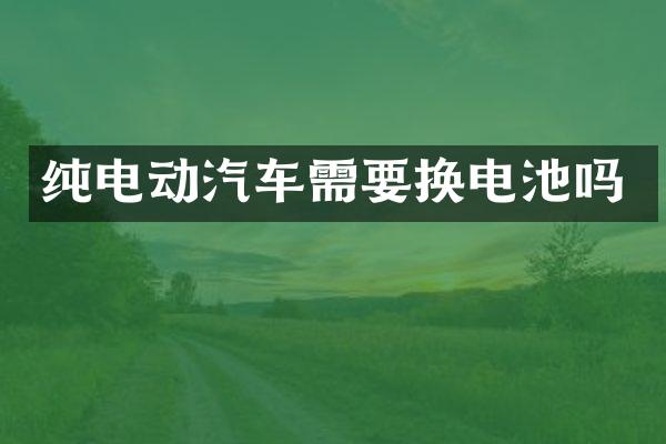 纯电动汽车需要换电池吗