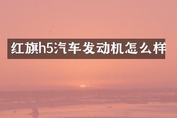 红旗h5汽车发动机怎么样
