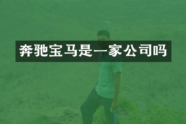 奔驰宝马是一家公司吗