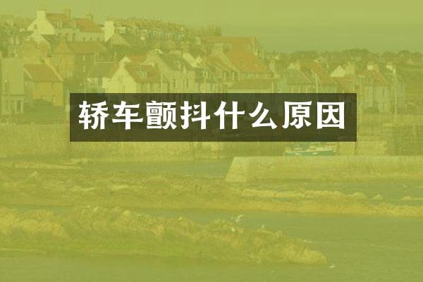 轿车颤抖什么原因