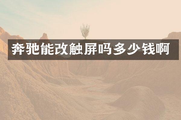 奔驰能改触屏吗多少钱啊