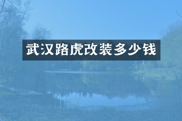 武汉路虎改装多少钱