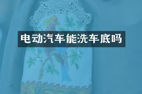 电动汽车能洗车底吗