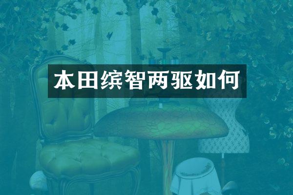 本田缤智两驱如何