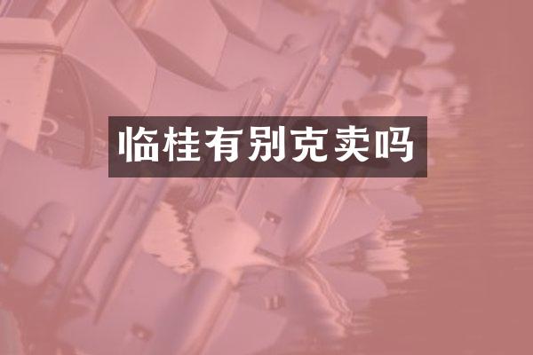 临桂有别克卖吗